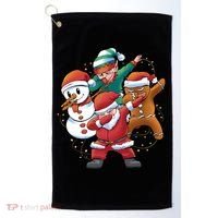 Dabbing Christmas Characters Holiday Golf Towel thumb 0