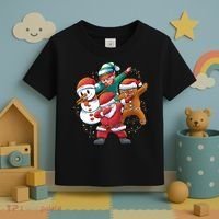 Dabbing Christmas Characters Holiday Toddler T-Shirt thumb 3