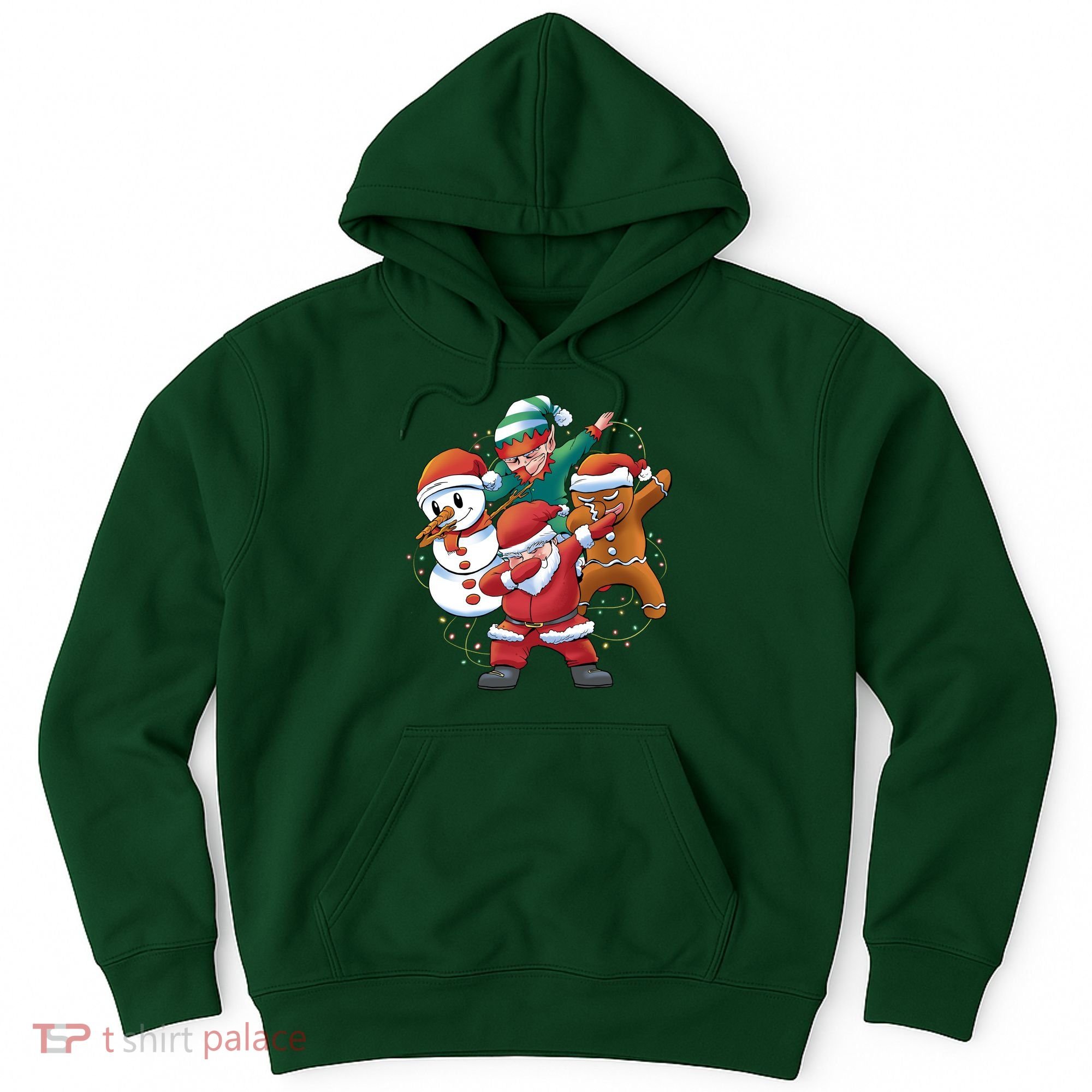 Dabbing Christmas Characters Holiday Hoodie