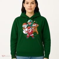Dabbing Christmas Characters Holiday Hoodie thumb 5