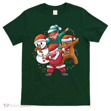 Dabbing Christmas Characters Holiday T-Shirt