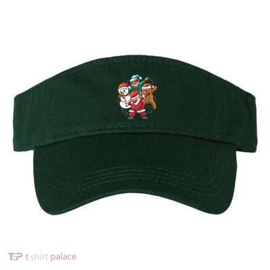 Dabbing Christmas Characters Holiday Visor