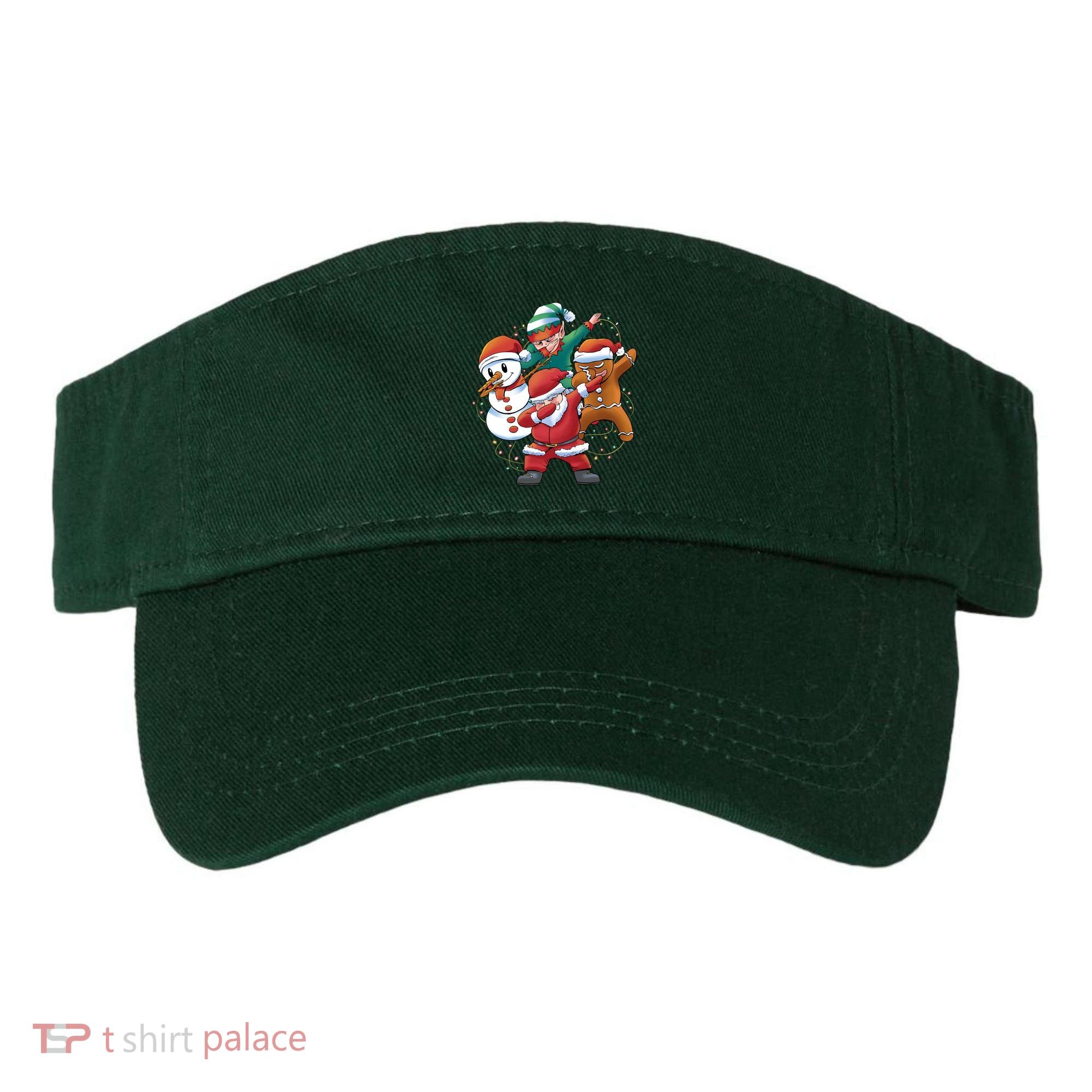 Dabbing Christmas Characters Holiday Visor