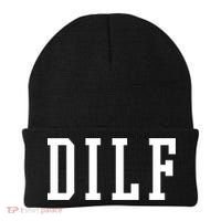 Dilf Crewneck Cool Gift Beanie thumb 0