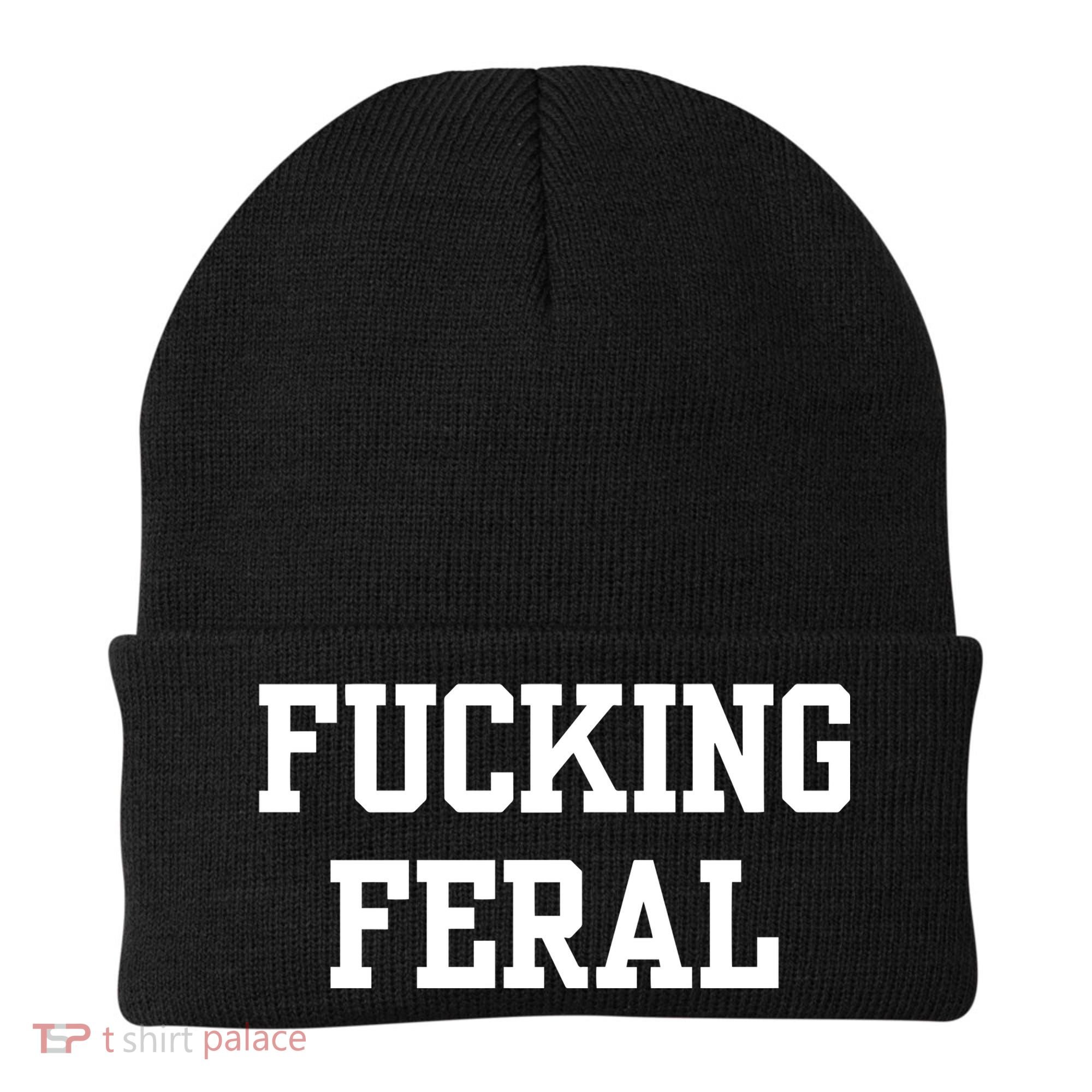 Double Cross Clothing Co Fucking Feral Beanie