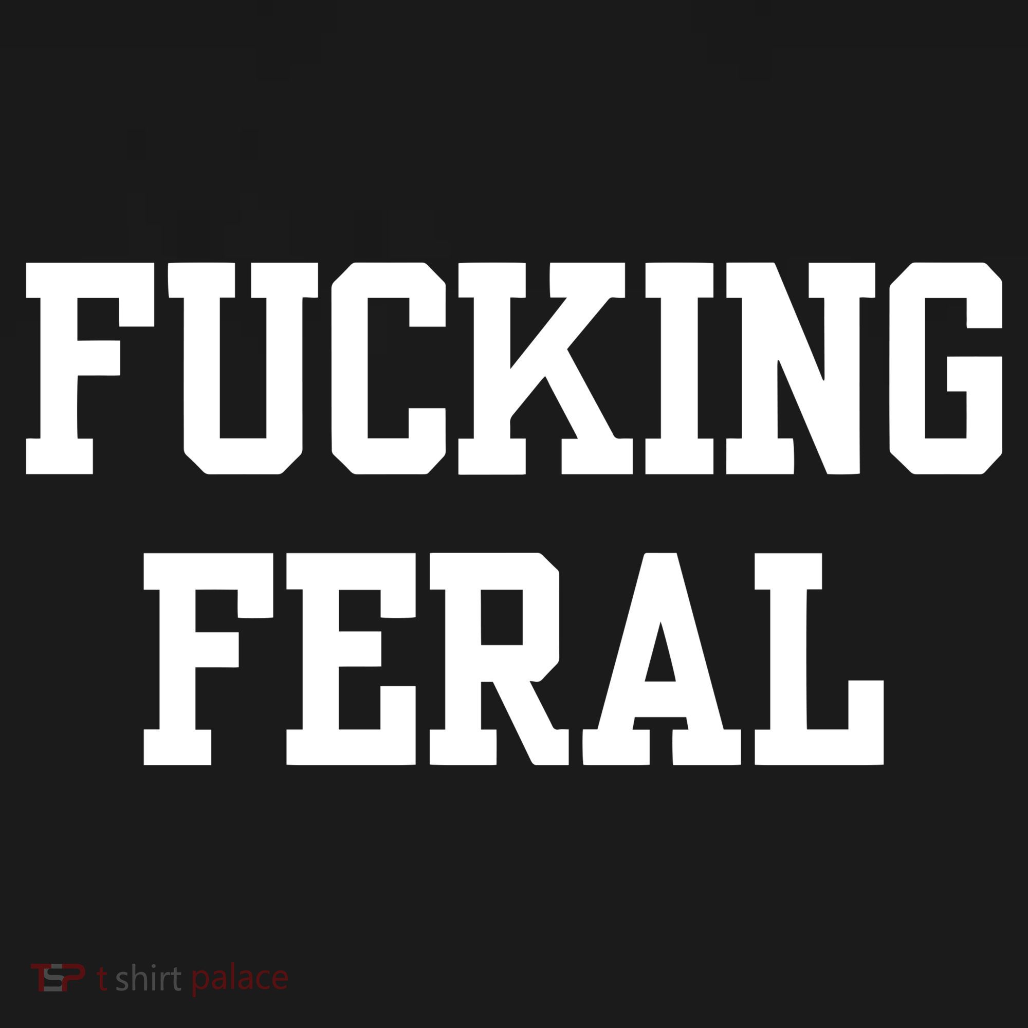 Double Cross Clothing Co Fucking Feral Women's Hoodie