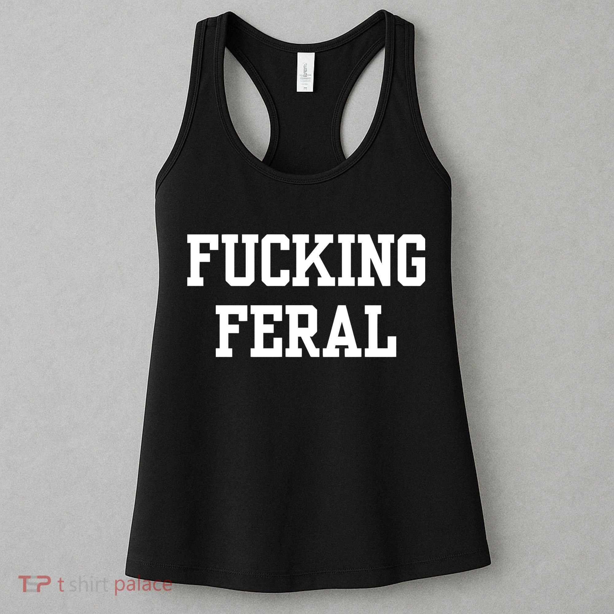Double Cross Clothing Co Fucking Feral Women's Tank Top