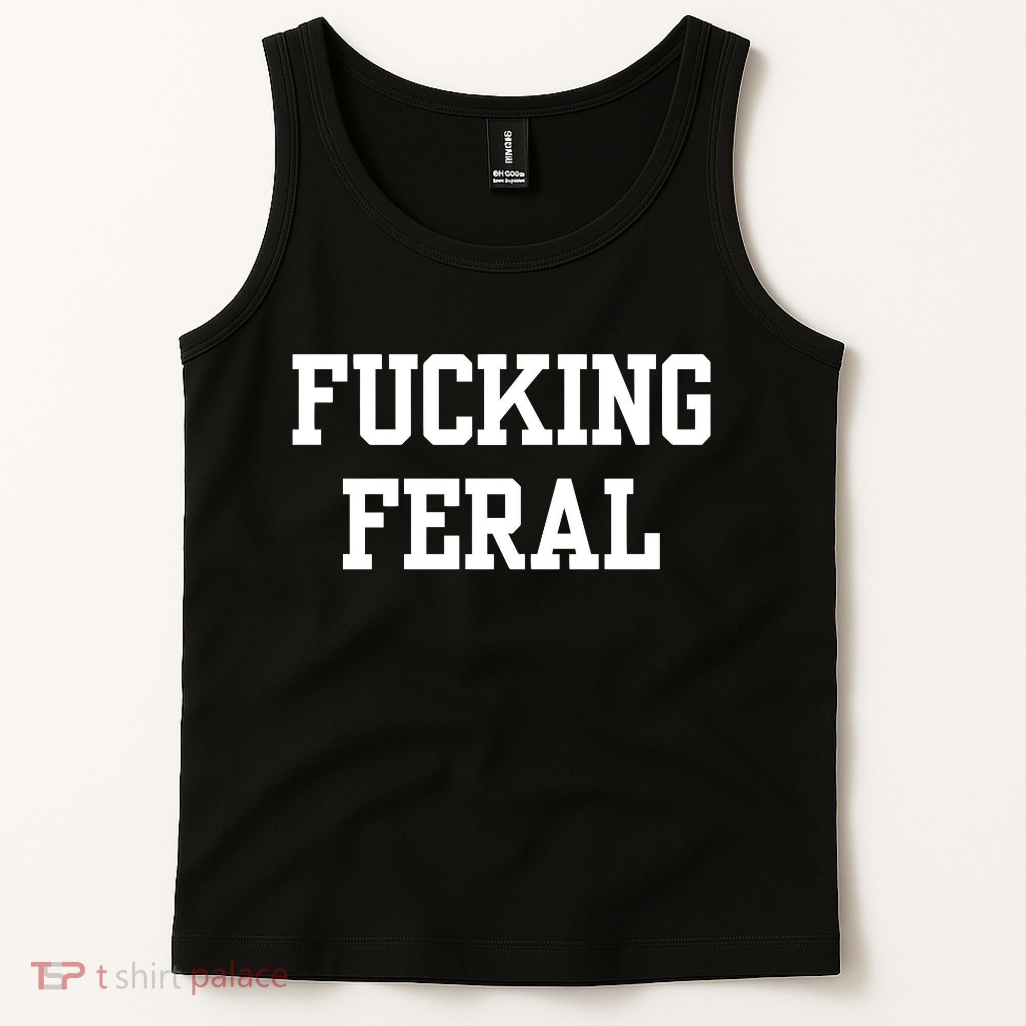 Double Cross Clothing Co Fucking Feral Tank Top