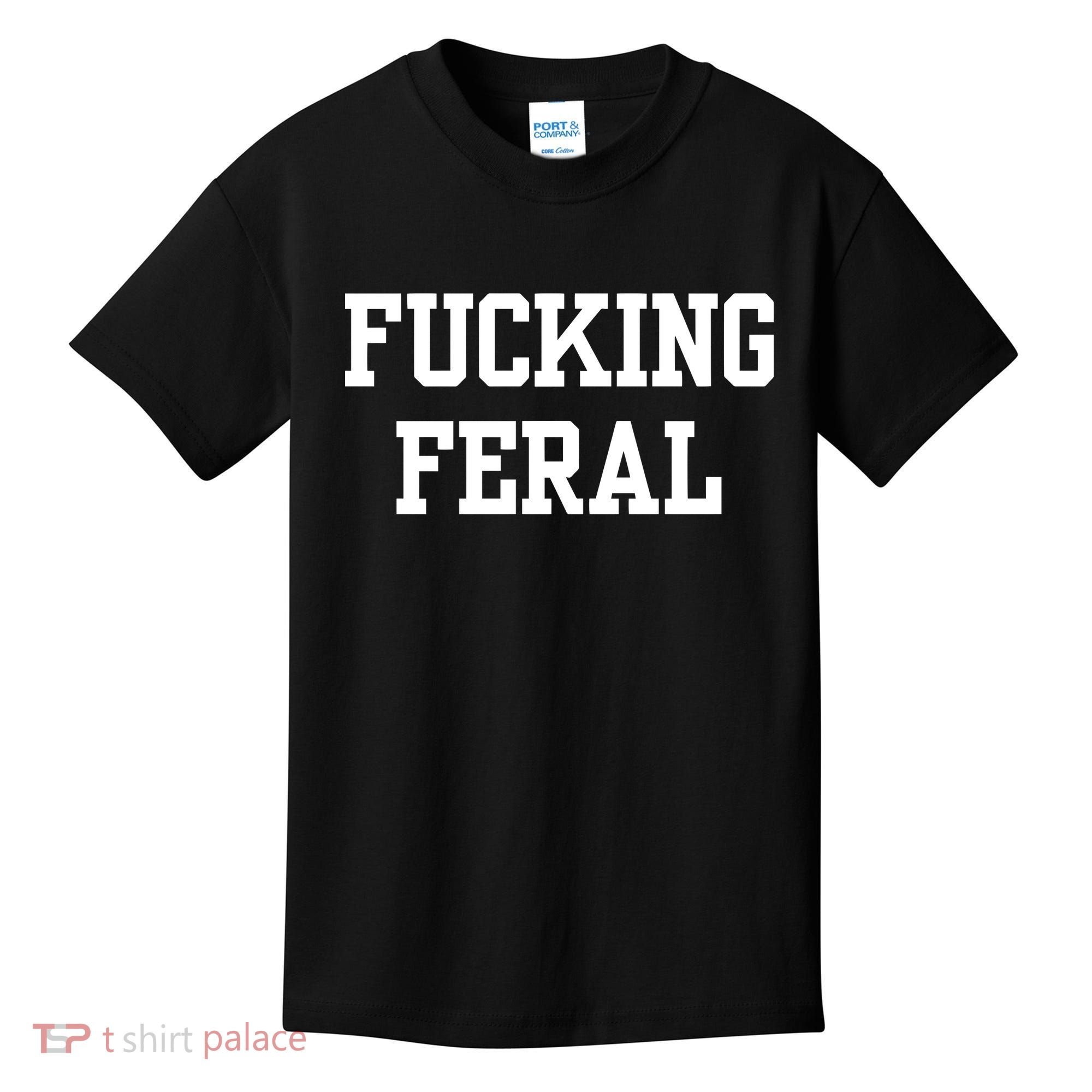 Double Cross Clothing Co Fucking Feral Kids T-Shirt