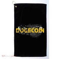 Dogecoin Cryptocurrency Crypto Golf Towel thumb 0