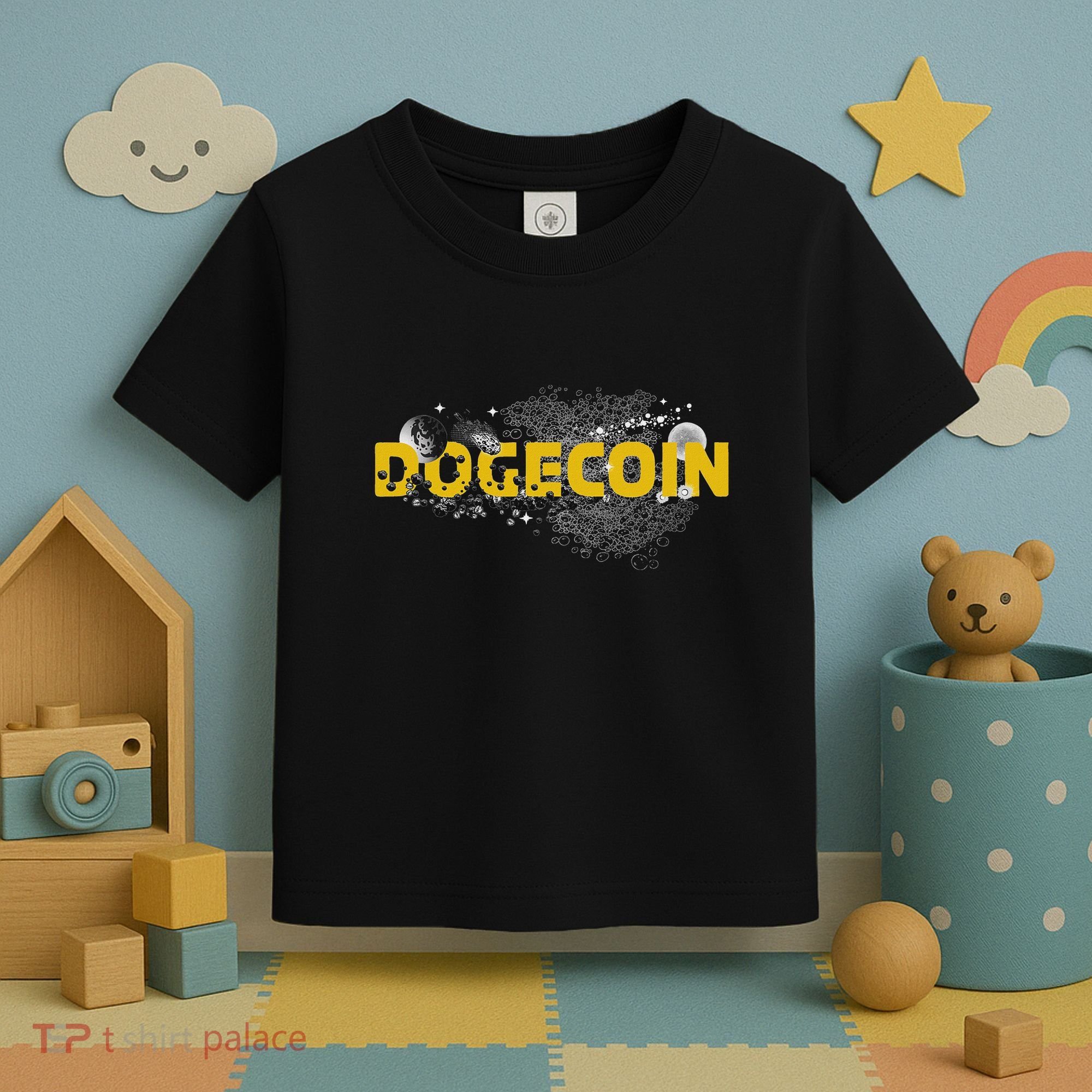 Dogecoin Cryptocurrency Crypto Toddler T-Shirt