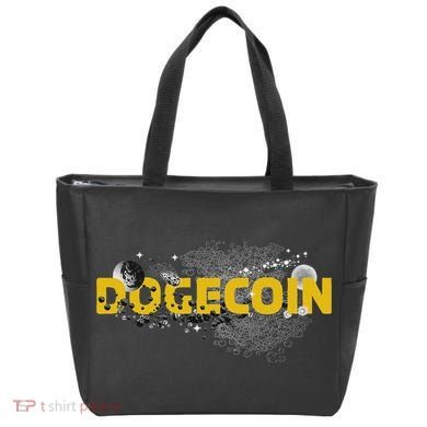 Dogecoin Cryptocurrency Crypto Tote Bag