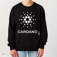 Distressed Cardano Cryptocurrency Logo Women's Sweatshirt thumb 0