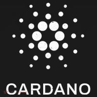 Distressed Cardano Cryptocurrency Logo USA-Made Doggie Bandana thumb 2