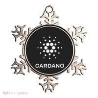 Distressed Cardano Cryptocurrency Logo Ornament thumb 0