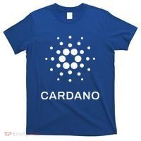 Distressed Cardano Cryptocurrency Logo T-Shirt thumb 0