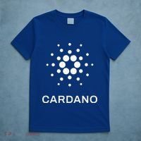 Distressed Cardano Cryptocurrency Logo T-Shirt thumb 5