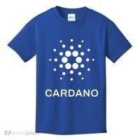 Distressed Cardano Cryptocurrency Logo Kids T-Shirt thumb 0