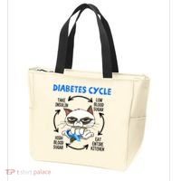 Diabetes Cycle Diabetes Awareness Funny Cat Lover Tote Bag thumb 3