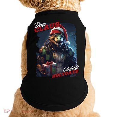 Dino Claus Doggie Tank