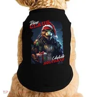 Dino Claus Doggie Tank thumb 0