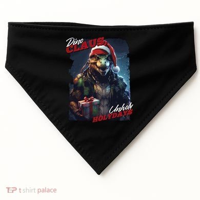Dino Claus USA-Made Doggie Bandana