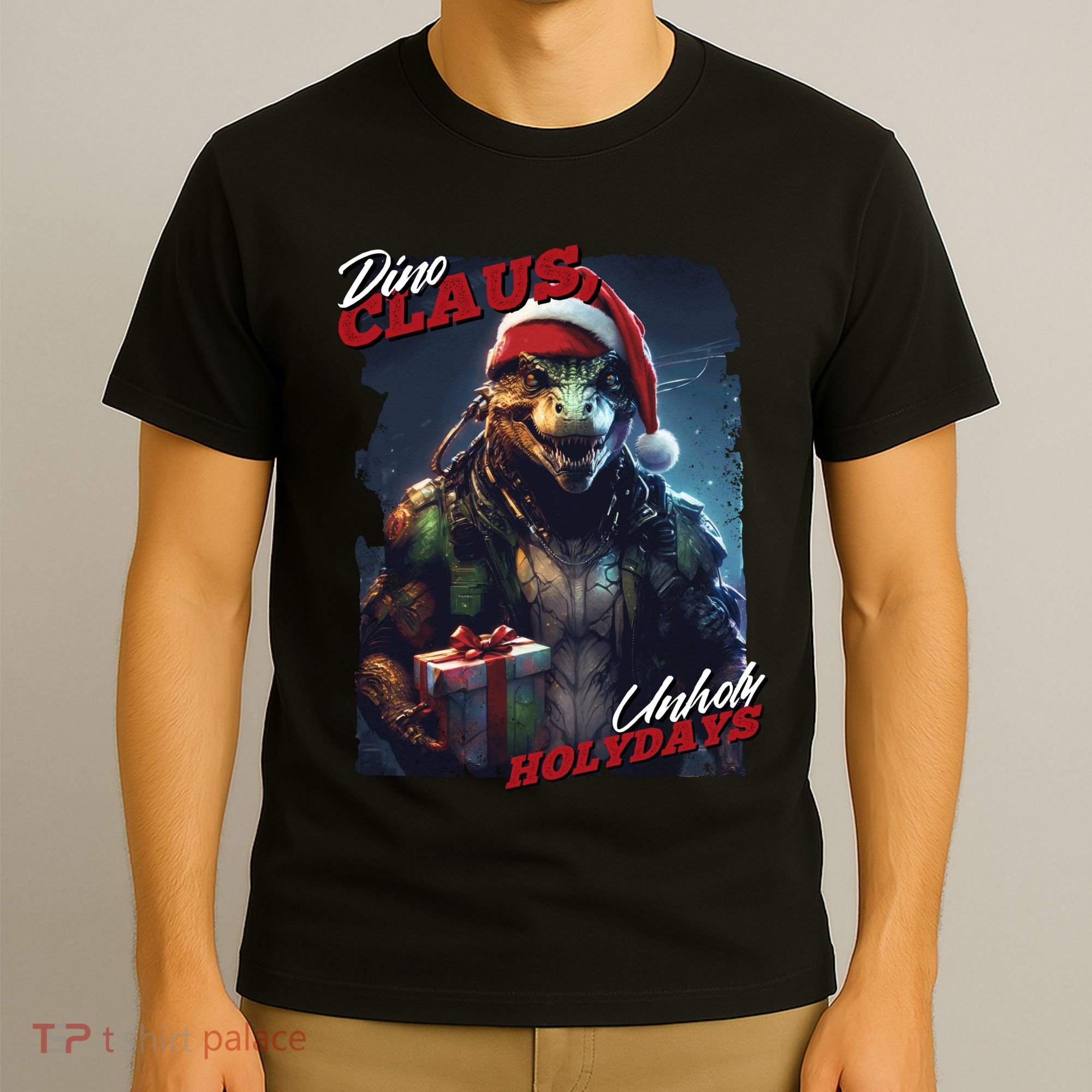 Dino Claus T-Shirt
