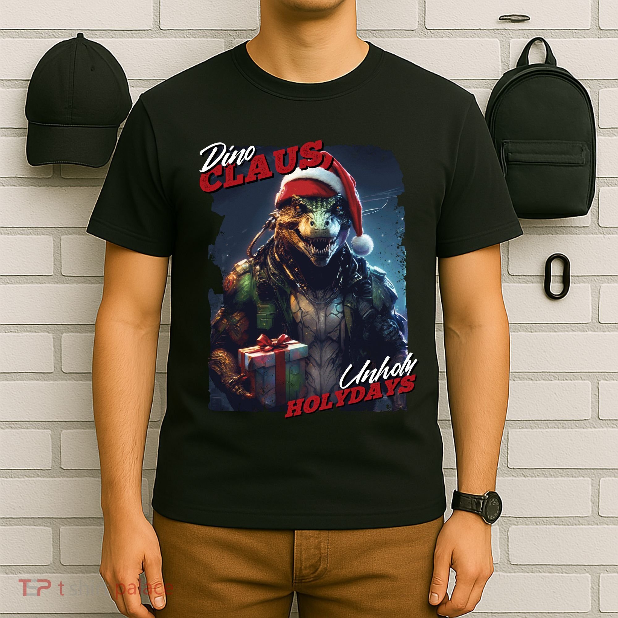Dino Claus T-Shirt