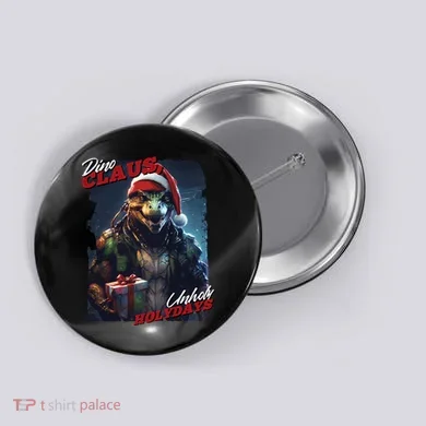 Dino Claus Button