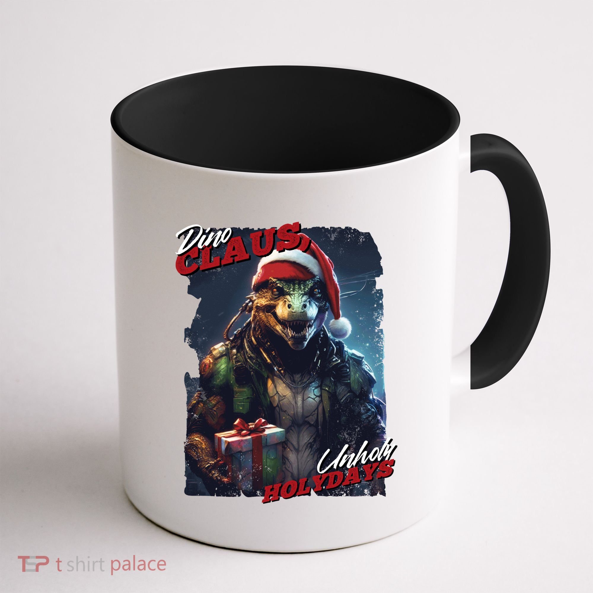 Dino Claus Coffee Mug