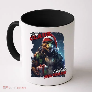 Dino Claus Coffee Mug