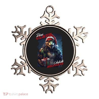 Dino Claus Ornament