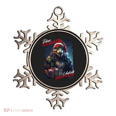 Dino Claus Ornament