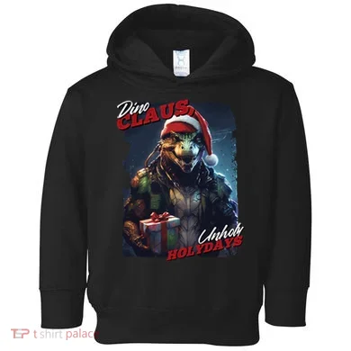Dino Claus Toddler Hoodie