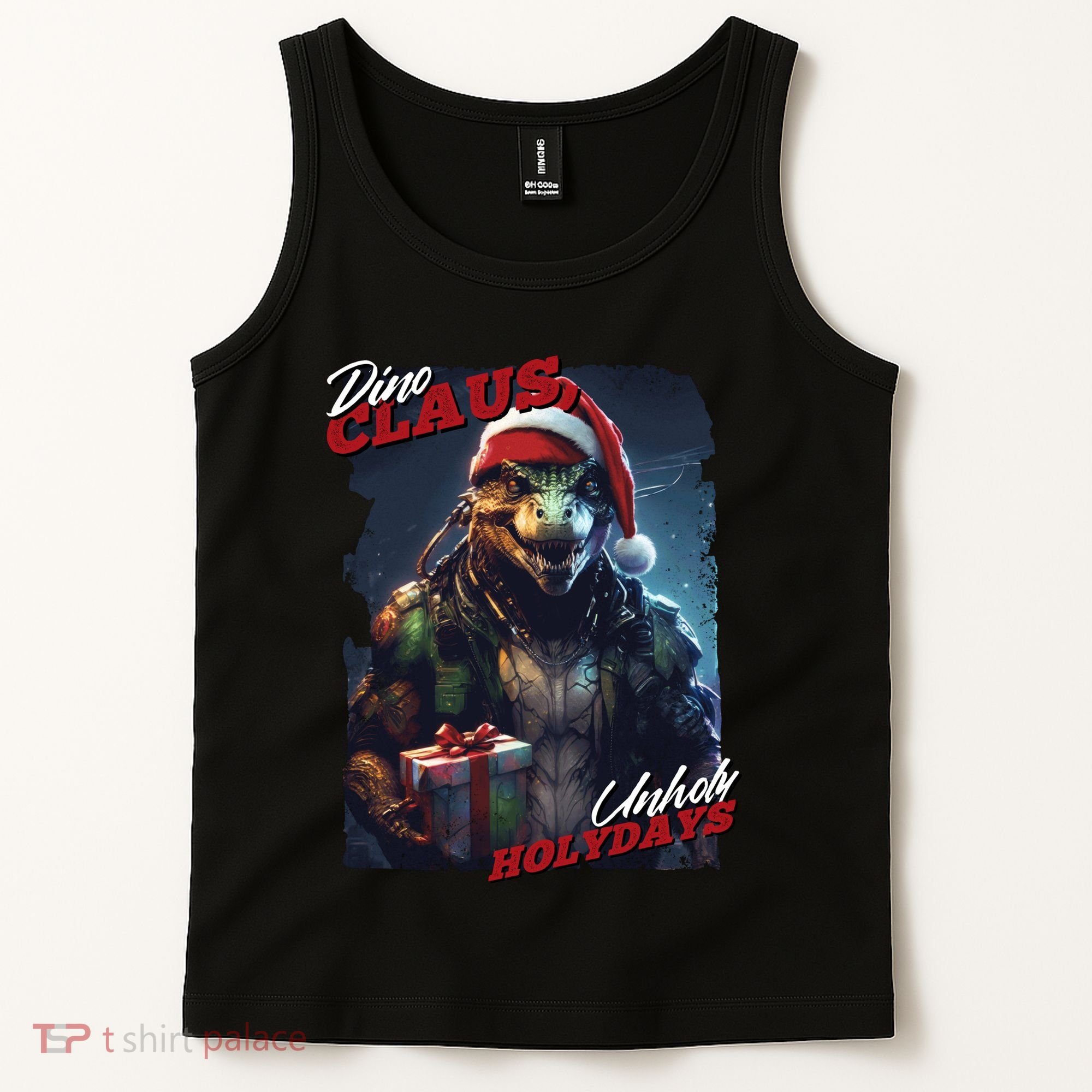 Dino Claus Tank Top