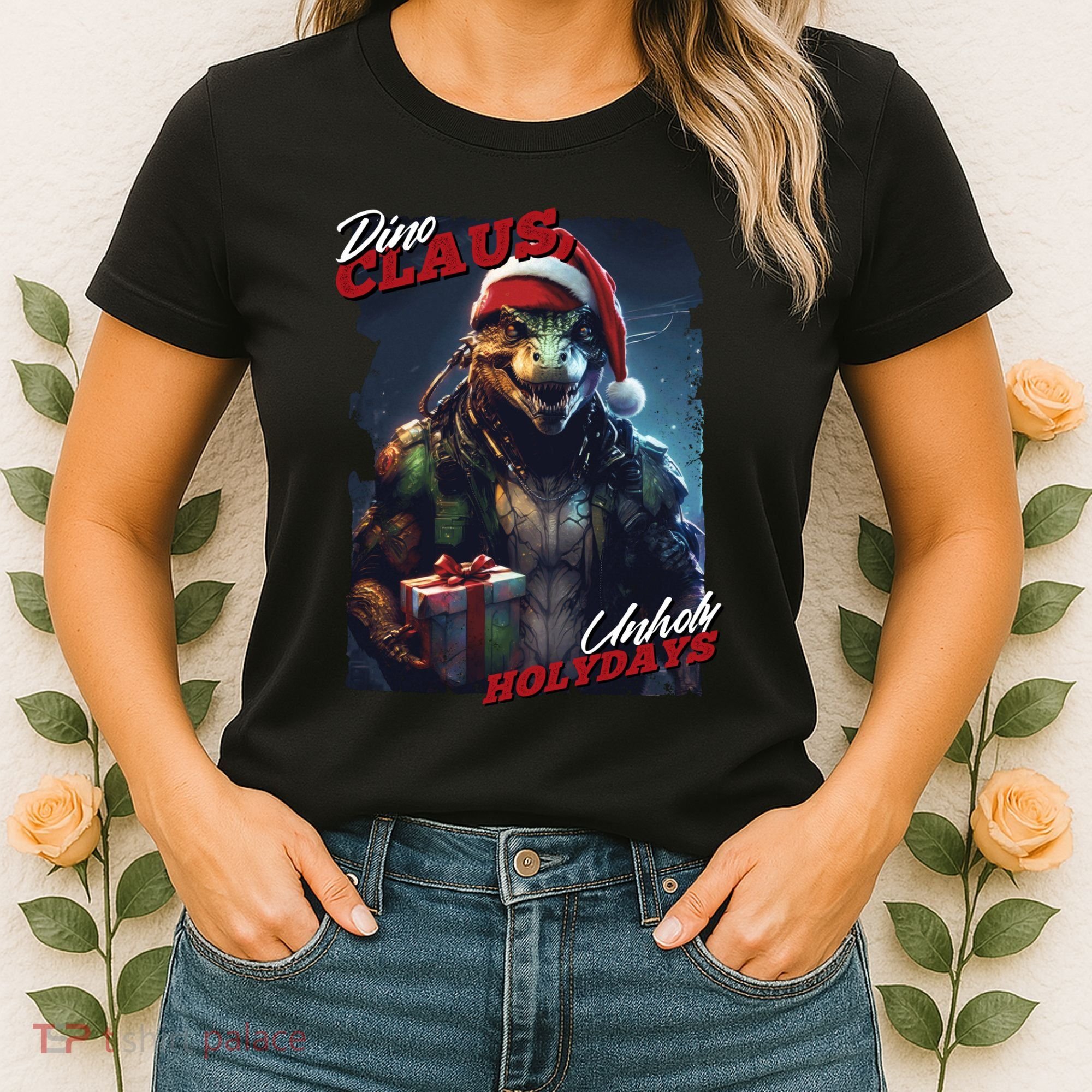 Dino Claus Women's T-Shirt