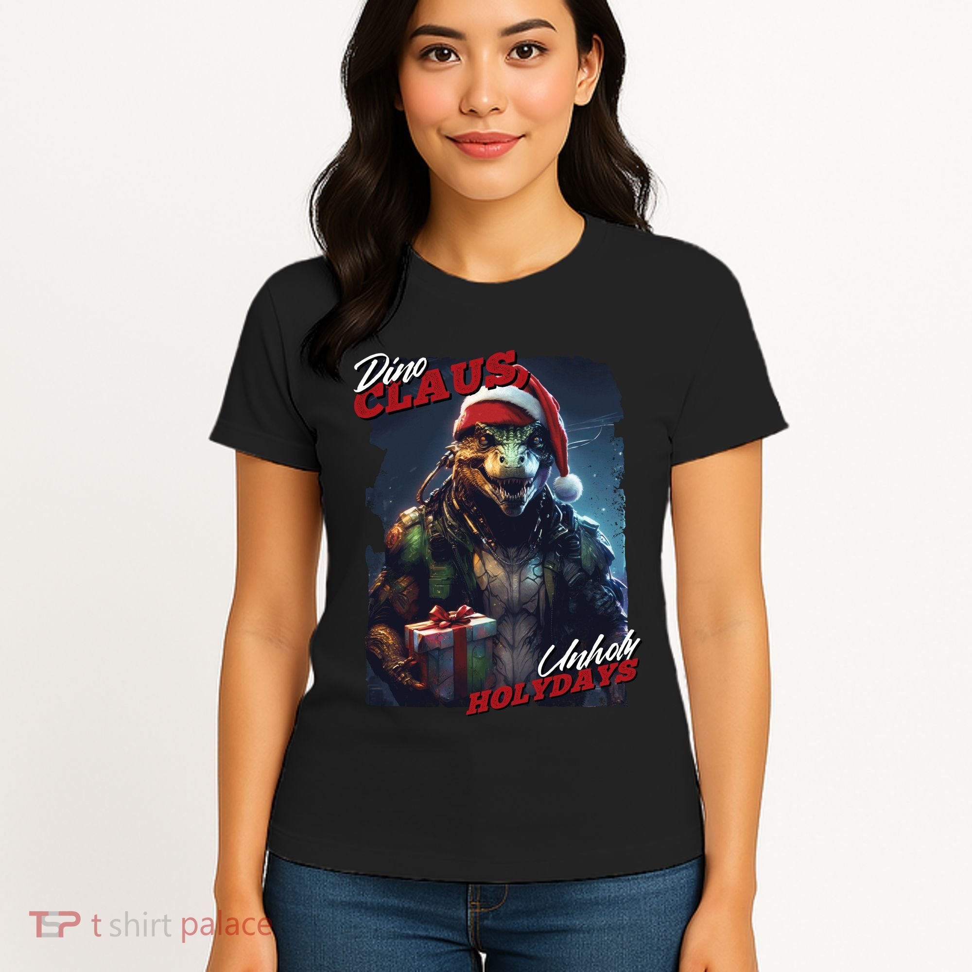 Dino Claus Women's T-Shirt