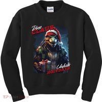 Dino Claus Kids Sweatshirt thumb 0