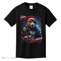 Dino Claus Kids T-Shirt thumb 0