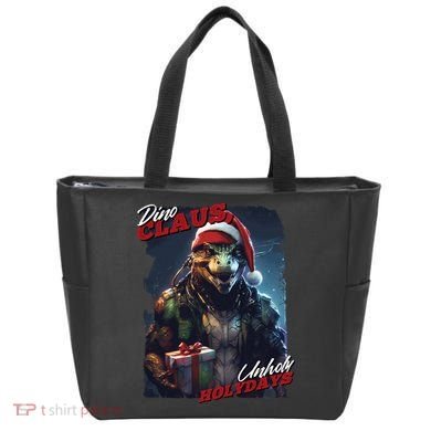 Dino Claus Tote Bag