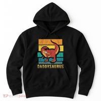 Daddysaurus Cool Dad Dinosaur With Sunglasses Hoodie thumb 0