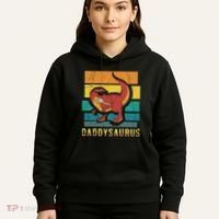 Daddysaurus Cool Dad Dinosaur With Sunglasses Hoodie thumb 5