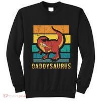 Daddysaurus Cool Dad Dinosaur With Sunglasses Sweatshirt thumb 0