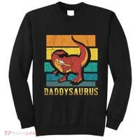 Daddysaurus Cool Dad Dinosaur With Sunglasses Sweatshirt thumb 0