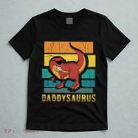 Daddysaurus Cool Dad Dinosaur With Sunglasses T-Shirt thumb 5