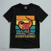 Daddysaurus Cool Dad Dinosaur With Sunglasses T-Shirt thumb 5