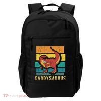 Daddysaurus Cool Dad Dinosaur With Sunglasses Backpack thumb 0