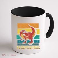 Daddysaurus Cool Dad Dinosaur With Sunglasses Coffee Mug thumb 1