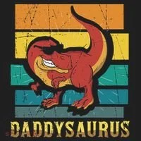 Daddysaurus Cool Dad Dinosaur With Sunglasses Beanie thumb 2