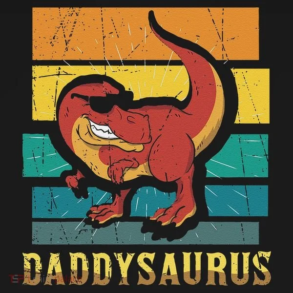 Daddysaurus Cool Dad Dinosaur With Sunglasses Women's Hoodie